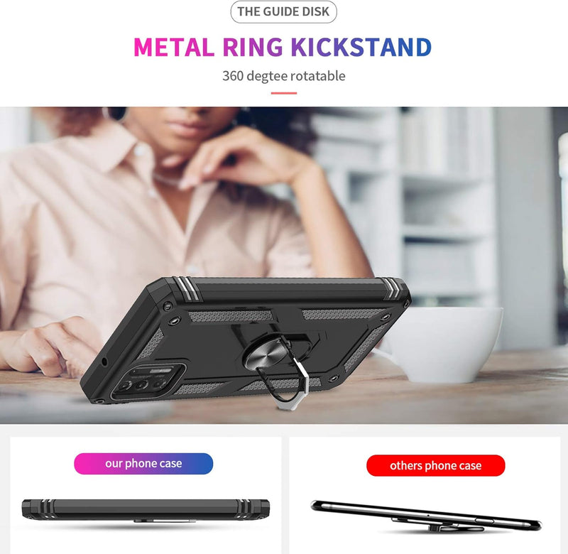 Load image into Gallery viewer, [Magnetic Ring Kickstand] Motorola Moto G Stylus 2021 - Shield Shockproof Rugged Heavy Duty Case - Polar Tech Australia
