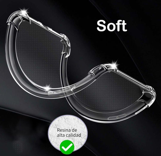 Motorola Moto G45 - AirPillow Cushion Transparent Soft Clear TPU Four Corners Protective Case - Polar Tech Australia