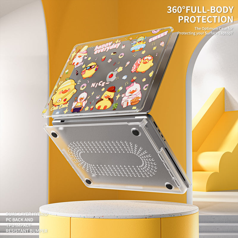 Chargez l&#39;image dans la visionneuse de la galerie, Apple MacBook Pro 14.2&quot; (A2442 &amp; A2779 &amp; A2918 &amp; A2992) - Cute Cartoon Transparent Shockproof &amp; Slim Case
