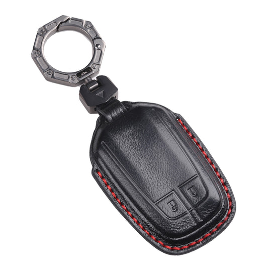 Isuzu Handcrafted Genuine Leather Car Key Fob Case Cover For D-MAX, MU‑X