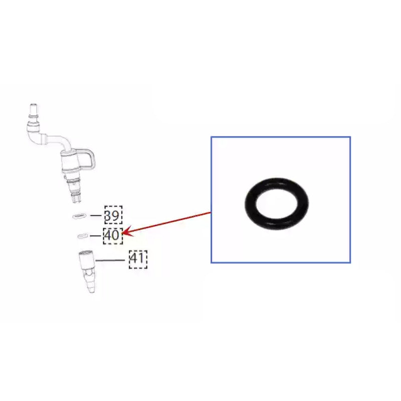 Load image into Gallery viewer, Genuine Original DeLonghi Coffee Machine - Universal Milk Frother Seal Ring Replacement Parts
