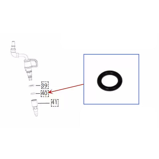 Genuine Original DeLonghi Coffee Machine - Universal Milk Frother Seal Ring Replacement Parts