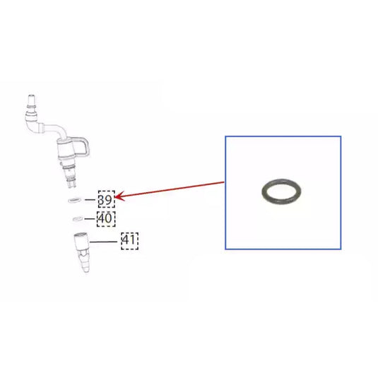 Genuine Original DeLonghi Coffee Machine - Universal Milk Frother Seal Ring Replacement Parts