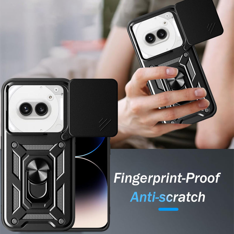 Chargez l&#39;image dans la visionneuse de la galerie, [Built-in Metal Kickstand][With Lens Cover] Nothing Phone (3a)/Pro Full-Cover Shockproof Protective Case - Polar Tech Australia
