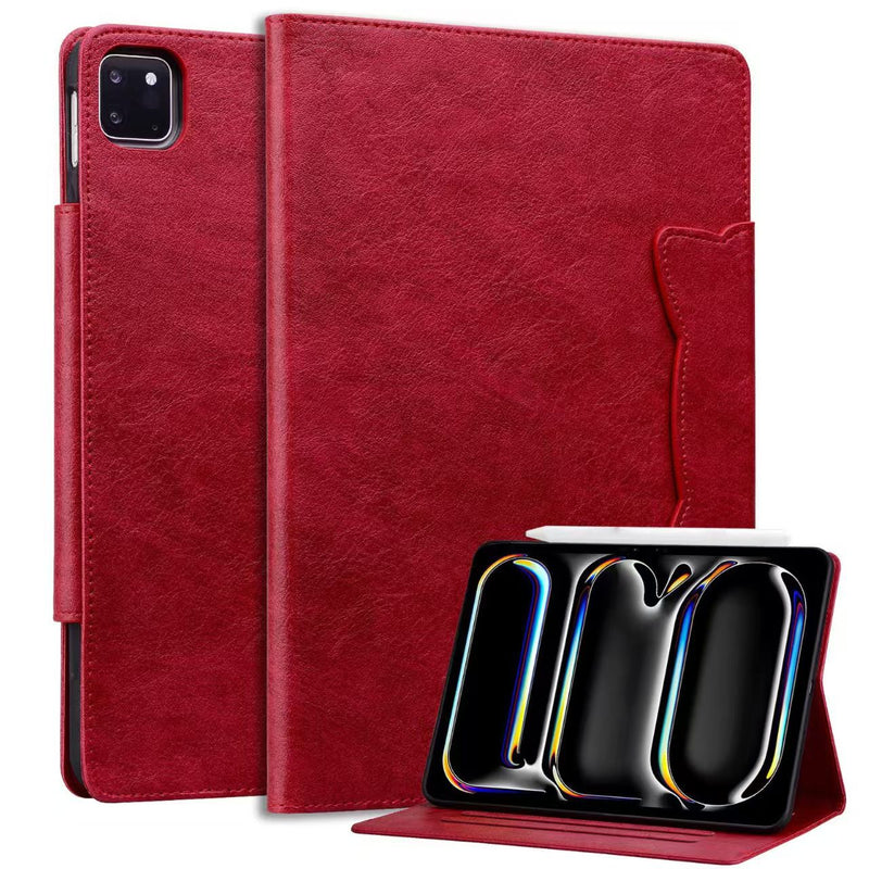 Chargez l&#39;image dans la visionneuse de la galerie, Apple iPad 5/6 9.7&#39;&#39; 5/6th Gen (2017/2018) Business Retro Matte Leather Protective Case
