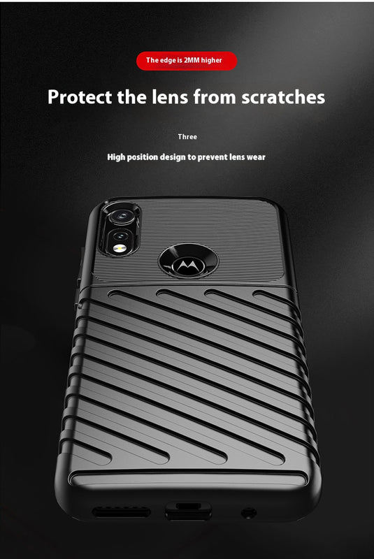 Motorola Moto Defy 2 - AirPillow Cushion Transparent Soft Clear TPU Four Corners Protective Case - Polar Tech Australia