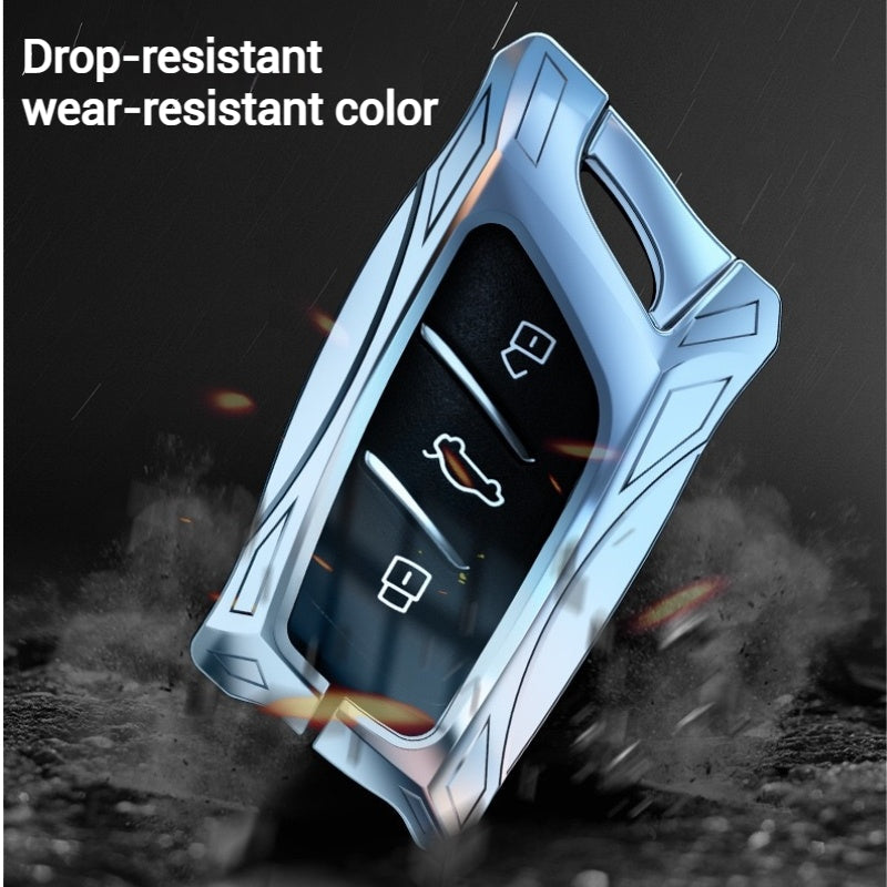 Cargue la imagen en el visor de la galería, Roewe Mecha Series Zinc Alloy Car Key Fob Case Cover For  RX3, RX5, RX5 Plus, RX5 Max, ERX5, D7, iMAX8, i6, Ei6
