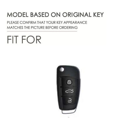Audi Zinc Alloy Silicone Car Key Fob Case Cover For A3 For A4, A5, Q3, Q7, Audi TT - i-Station Mobile Phone & Electronic Device Repair and Accessories