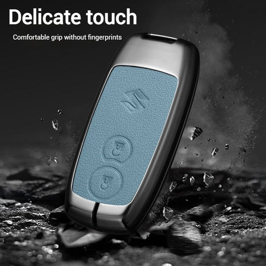 Suzuki Zinc Alloy PU Leather Car Key Fob Case Cover For SX4, Vitara - Polar Tech Australia