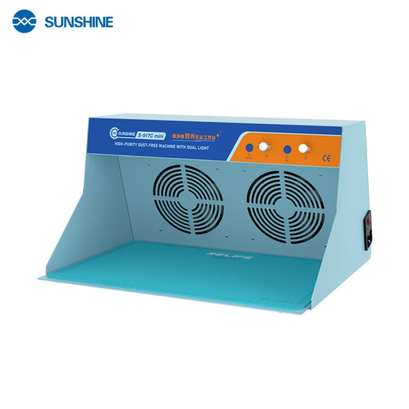 Cargue la imagen en el visor de la galería, [SS-917C Mini] SUNSHINE Dustless Dust-Free Workshop Worktable High Precision Dust Free Workbench With Dual Light - Polar Tech Australia
