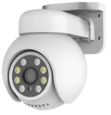TUYA & Onvif 5MP PTZ Two-way Talk PoE 2.8mm FHD Outdoor Security Full Color Night Vision Camera