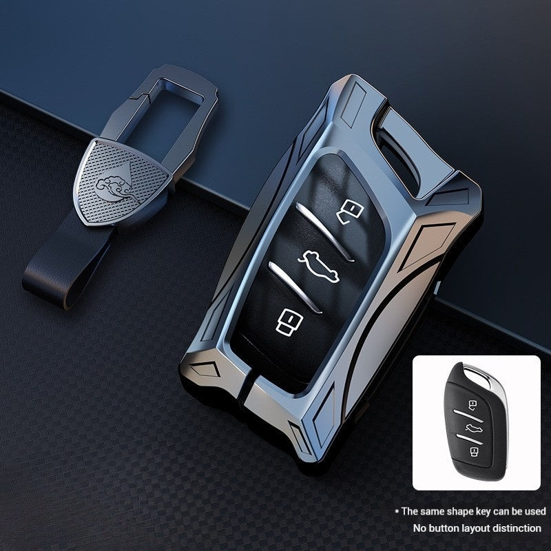 Cargue la imagen en el visor de la galería, Roewe Mecha Series Zinc Alloy Car Key Fob Case Cover For  RX3, RX5, RX5 Plus, RX5 Max, ERX5, D7, iMAX8, i6, Ei6
