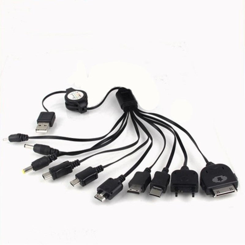 Cargue la imagen en el visor de la galería, 10 in 1 Charging Cable for Nokia, Motorola, Sony Ericsson, Samsung, LG - Polar Tech Australia
