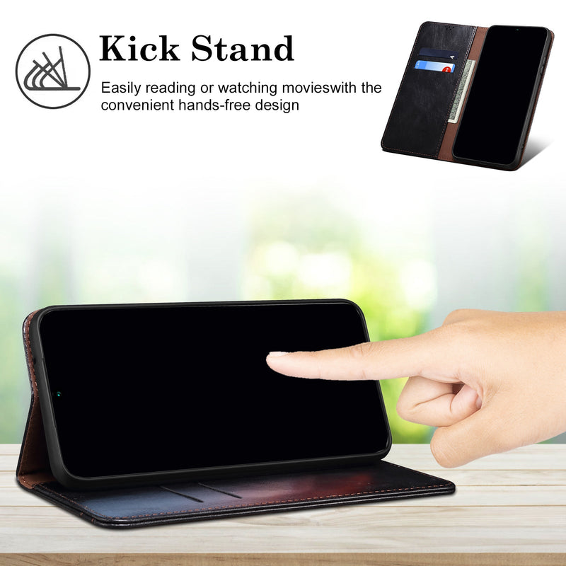 Cargue la imagen en el visor de la galería, [With Card Slot] Nothing Phone (3a)/Pro Premium PU leather Flip Wallet Stand Cover - Polar Tech Australia
