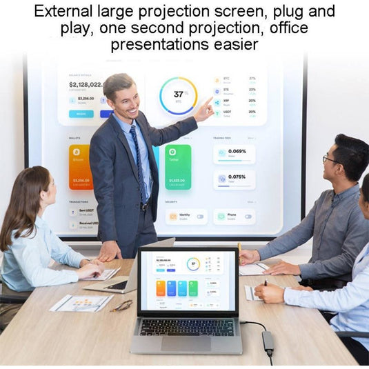 [7 in 1] Universal MacBook Laptop USB-C Type-C Dock Station 100W PD Charging Extension Hub