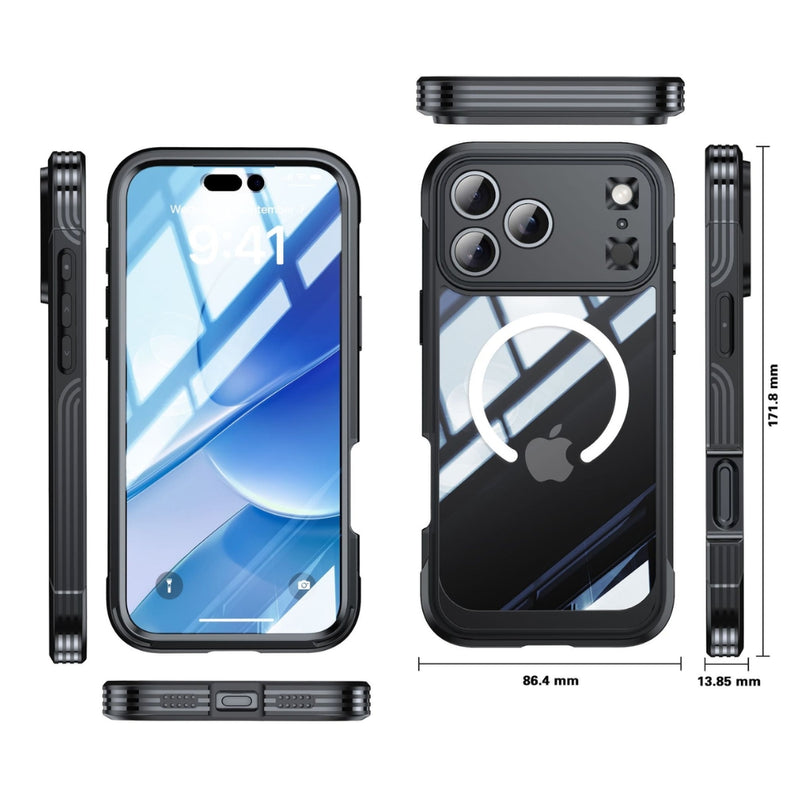 Load image into Gallery viewer, Apple iPhone 17 - Tempered Glass MagSafe Phone Case
