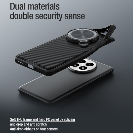 [Magsafe Compatible] OnePlus 13 - Nillkin Super Matte Shield Flip Style Lens Camera Stand Protective Case