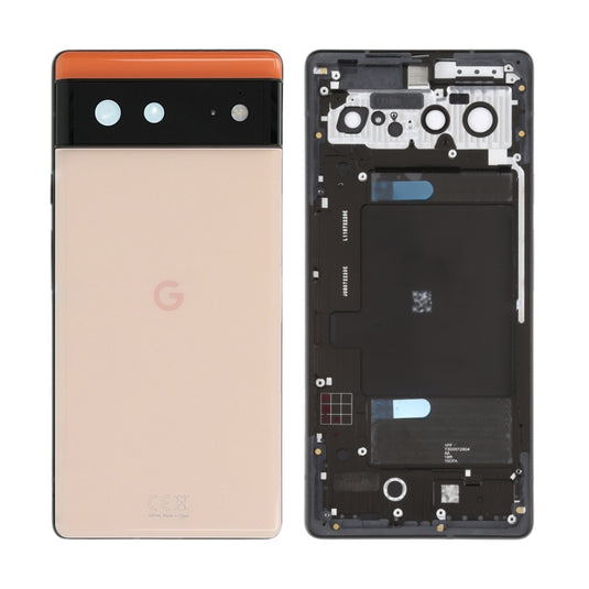 Google Pixel 6 (GB7N6) - Rear Back Frame Housing Assembly With Camera Lens - Polar Tech Australia