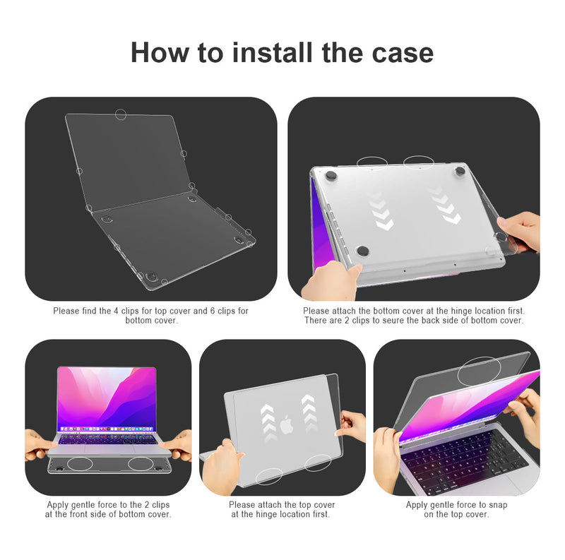 Chargez l&#39;image dans la visionneuse de la galerie, Benwis Apple MacBook Air 13.6&quot; A2681 &amp; A3113 Crystal Hard Shell Thin Protective Case Cover - Polar Tech Australia
