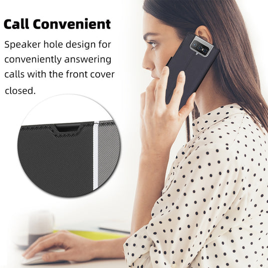 Asus Zenfone 6 ZS630KL - Magnetic Folding Invisible Stand Protective Case - Polar Tech Australia