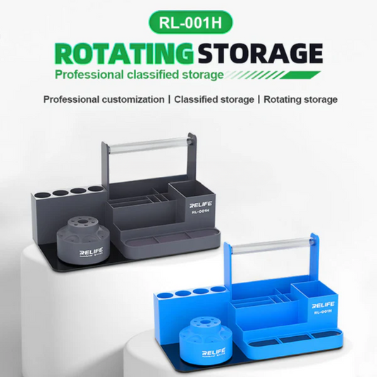 [RL-001H] Rotatable Storage Box Tools Accessories Placement Rack - Polar Tech Australia