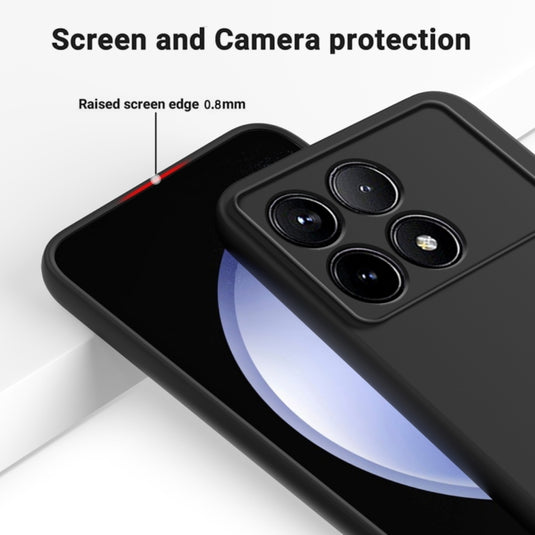 Xiaomi Poco X6 Pro - Pure Color Liquid Silicone Shockproof Phone Case - Polar Tech Australia