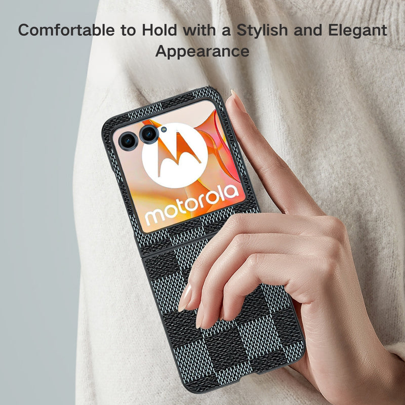 Load image into Gallery viewer, Motorola Moto Razr Plus 2024 - Elegant Leather Shock Resistant Full-Body Phone Cover - Polar Tech Australia
