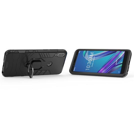 Asus Zenfone Max Pro (M1) ZB601KL/ZB602KL - Heavy Duty Armor Case With Ring Holder Stand - Polar Tech Australia