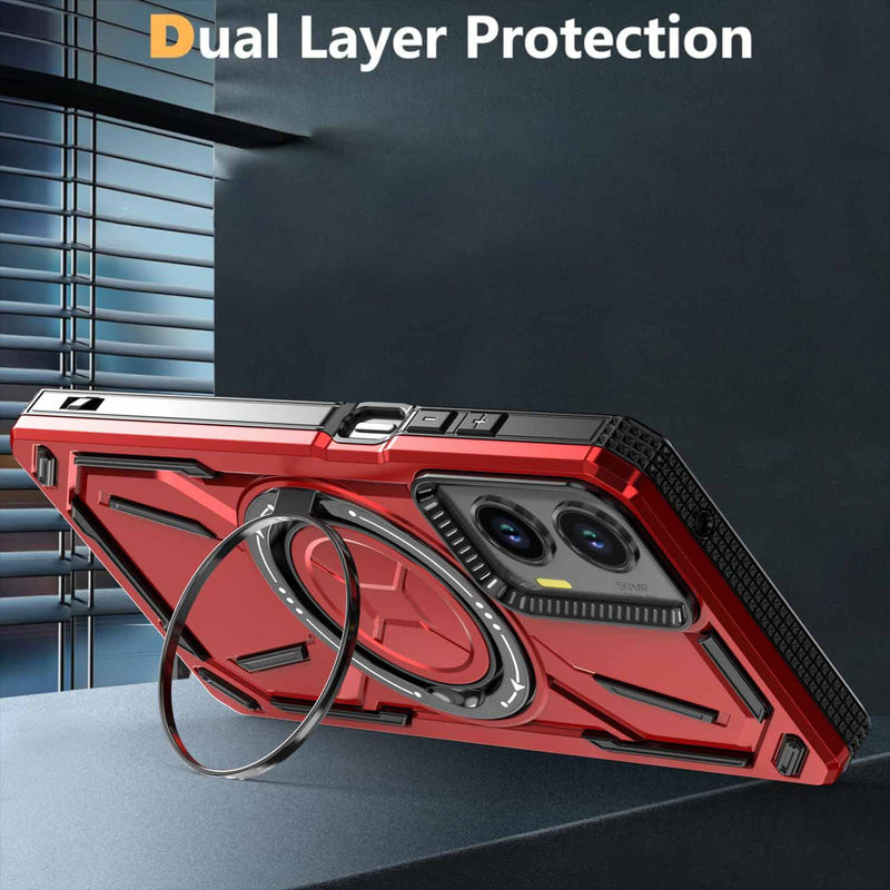 Load image into Gallery viewer, [Built-in ring bracket] Motorola Moto Edge 50 Ultra - Shield Shockproof Rugged Heavy Duty Case - Polar Tech Australia
