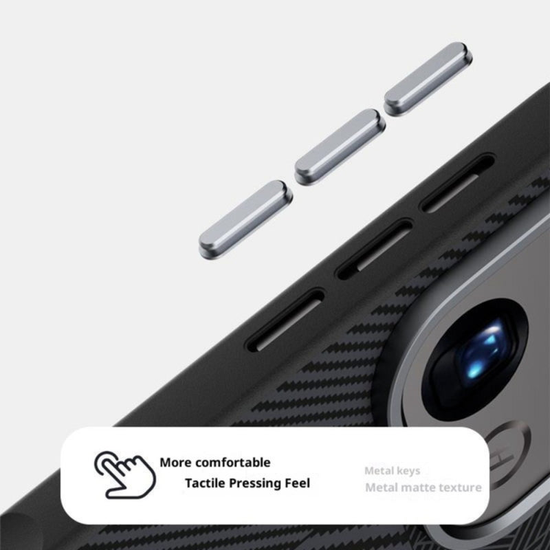 Load image into Gallery viewer, [Magsafe Compatible] OPPO Find X9 Pro - Carbon Fiber Series 6D Micro Relief MagSafe Phone Case
