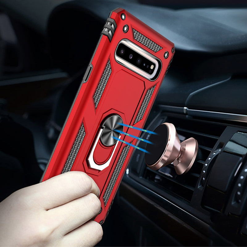 Load image into Gallery viewer, Samsung Galaxy S10 4G (SM-G973) - Shockproof Heavy Duty Hard Bumper Rugged Mobile Phone Case
