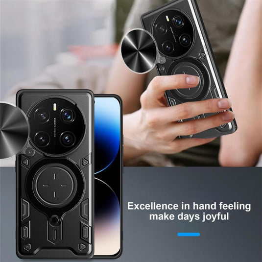 Honor Magic7 Lite (BRP-NX1) - Heavy Duty Sliding Camshield Ringer Holder Phone Case