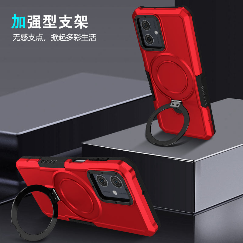 Load image into Gallery viewer, [Ring Rotating Stand] Motorola Moto E14/G14 - Shield Shockproof Rugged Heavy Duty Case - Polar Tech Australia
