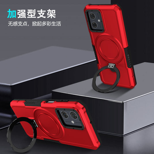 [Ring Rotating Stand] Motorola Moto E14/G14 - Shield Shockproof Rugged Heavy Duty Case - Polar Tech Australia