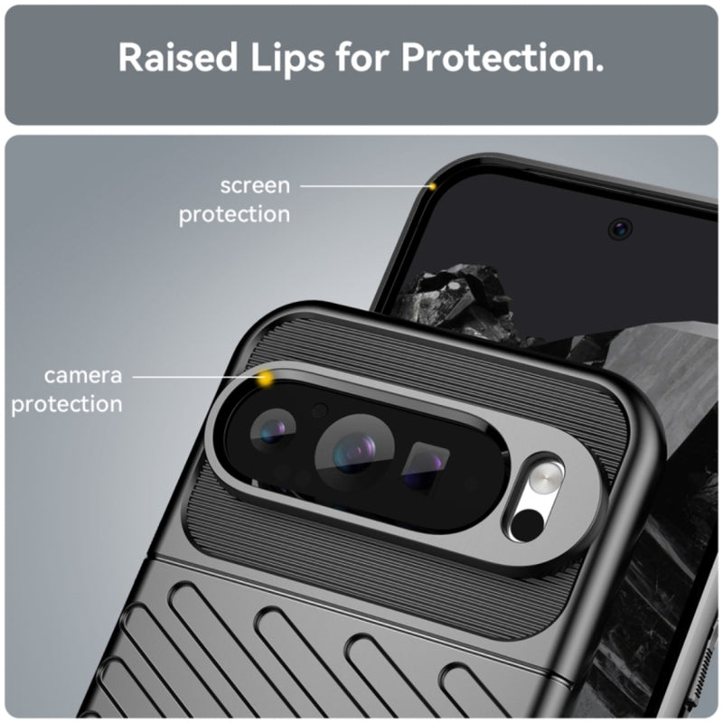 Chargez l&#39;image dans la visionneuse de la galerie, Google Pixel 9 Pro XL - Thunder Series Twill Texture Thickened Anti-fall Protection TPU Case - Polar Tech Australia
