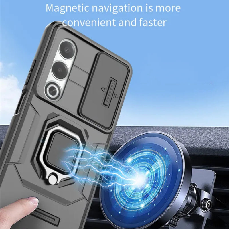 Load image into Gallery viewer, OPPO A60 4G (CPH2631) - Heavy Duty Matte Silicone Case with Hard Plastic Back &amp; Camera Shield - Polar Tech Australia
