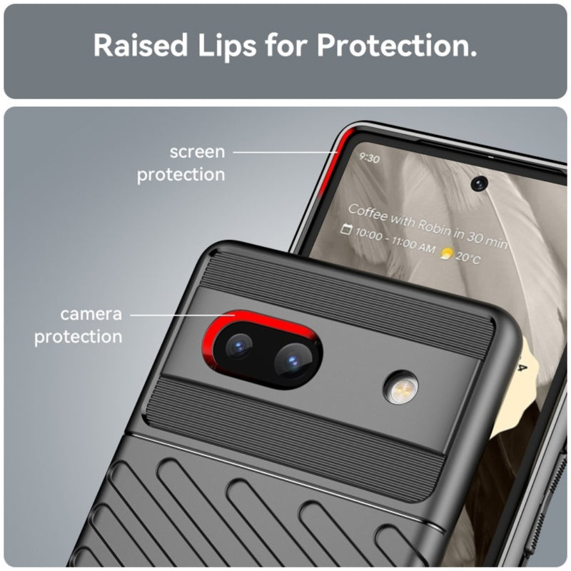 Load image into Gallery viewer, Google Pixel 7A - Thunder Series Twill Texture Thickened Anti-fall Protection TPU Case - Polar Tech Australia
