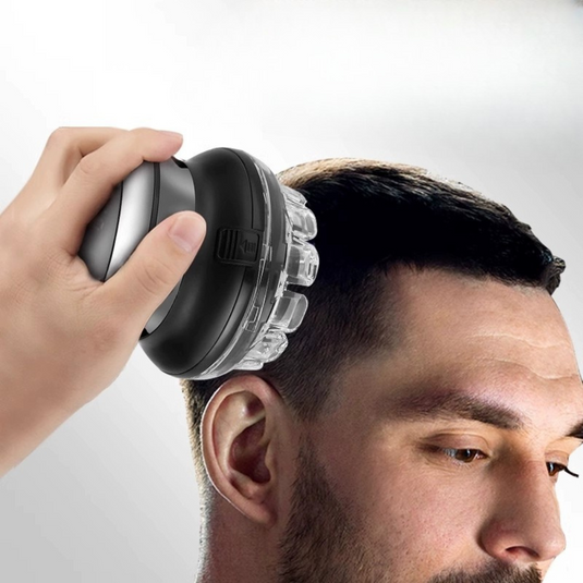 [YUE KE] Self Haircut Kit - Mushroom-Style 360° Cordless Clipper for Buzz Cut, Crew Cut & Bald Look - Polar Tech Australia
