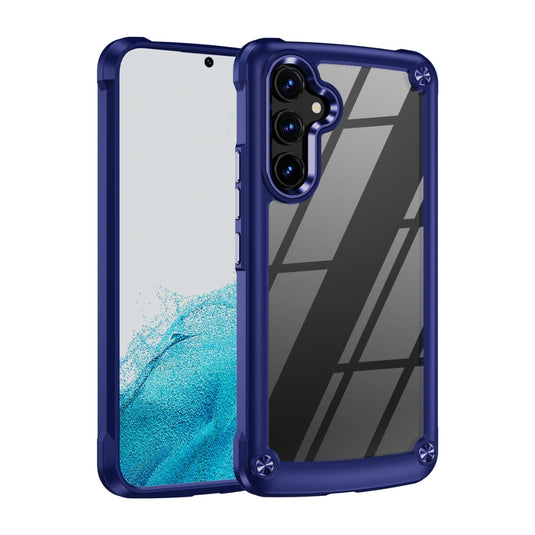 Samsung Galaxy A15 (SM-A155, SM-A156) - TPU+PC 2-in-1 Transparent Shockproof Phone Case