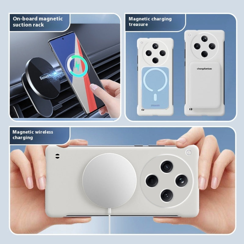 Cargue la imagen en el visor de la galería, [Magsafe Compatible] OPPO Find X7 Ultra (PHY110, PHY120) - Matte Frameless Hard PC Magnetic Case - Polar Tech Australia
