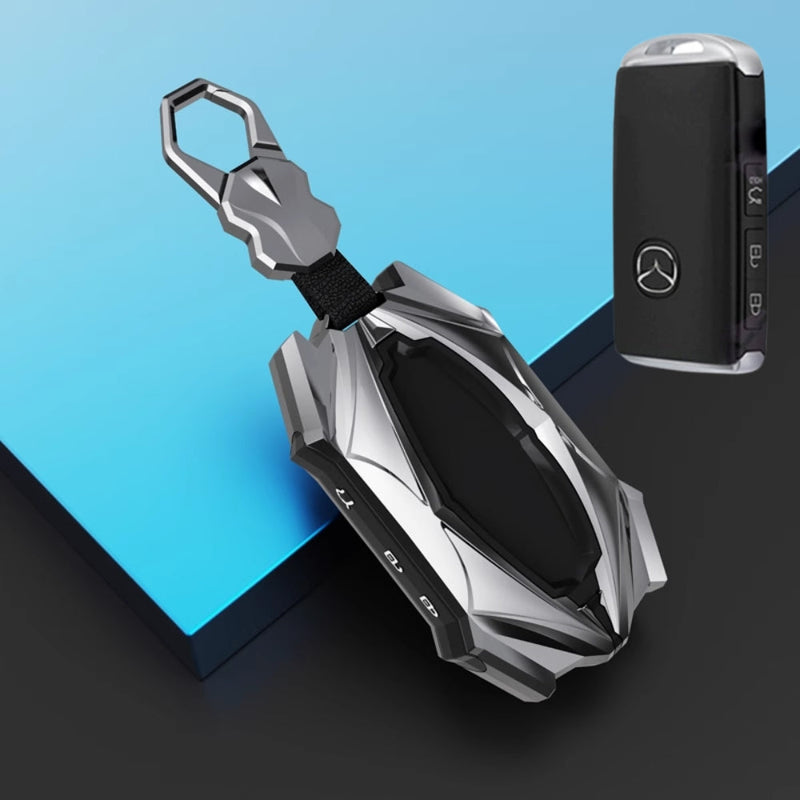 Load image into Gallery viewer, Mazda Zinc Alloy Car Key Fob Cover Case Remote For Mazda 2, 3, 5, 6, CX-3, CX-5, CX-7, CX-9
