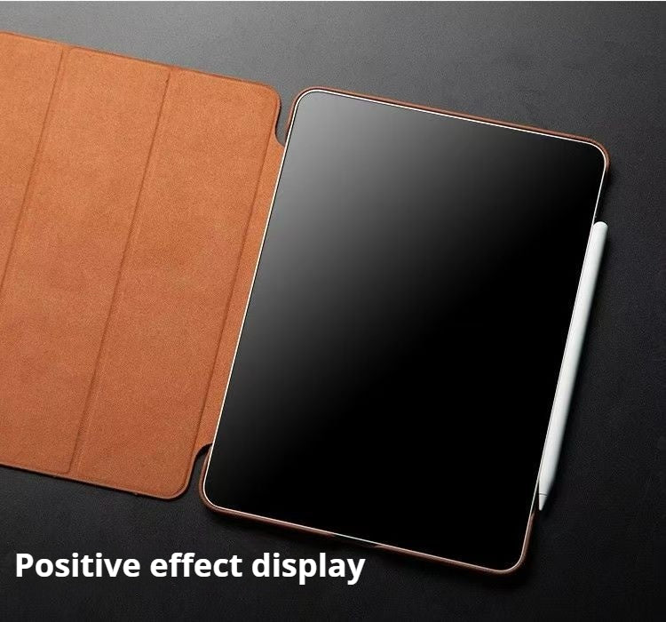 Chargez l&#39;image dans la visionneuse de la galerie, Apple iPad Pro 11-inch 4th Gen (2022) Genuine Leather Full-protection Shockproof Case - Polar Tech Australia
