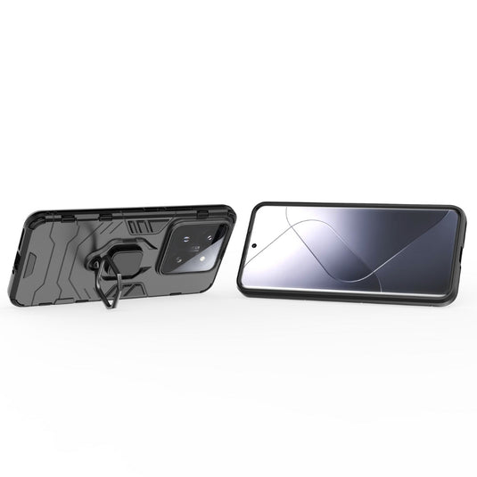 Xiaomi Mi 14 Ultra - Heavy Duty Armor Case With Ring Holder Stand - Polar Tech Australia