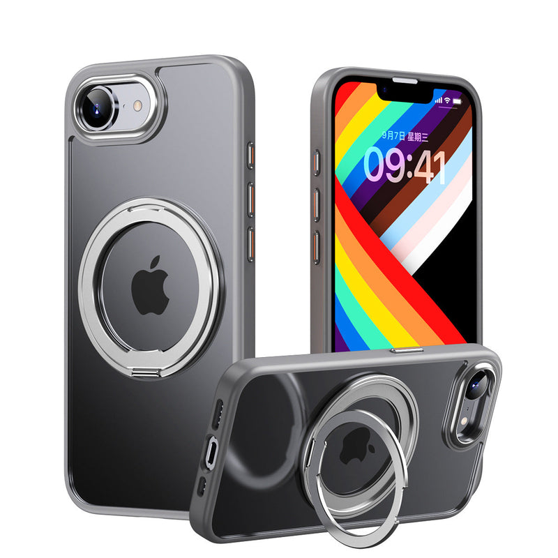 Chargez l&#39;image dans la visionneuse de la galerie, [Magsafe Compatible][360° Rotating Stand] Apple iPhone 16e Matte Shockproof Essentials Series Case - Polar Tech Australia
