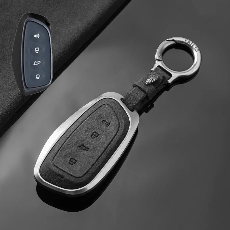 Cargue la imagen en el visor de la galería, Great Wall High-Quality Suede Car Key Fob Case Cover For Haval Raptor, Dargo 2nd Gen, Xiaolong Max, Shenshou, H6
