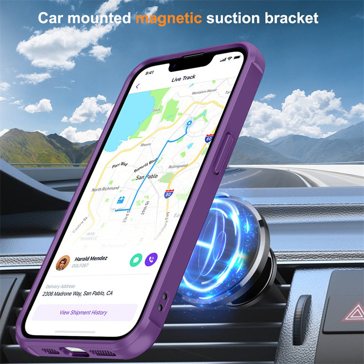 Load image into Gallery viewer, [Magsafe Compatible][360° Rotating Stand] Apple iPhone 16e Full-coverage Shockproof Essentials Series Case - Polar Tech Australia

