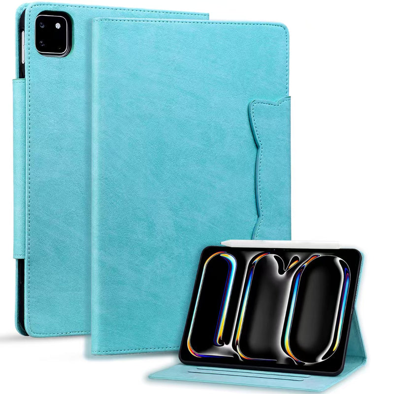 Chargez l&#39;image dans la visionneuse de la galerie, Apple iPad 5/6 9.7&#39;&#39; 5/6th Gen (2017/2018) Business Retro Matte Leather Protective Case

