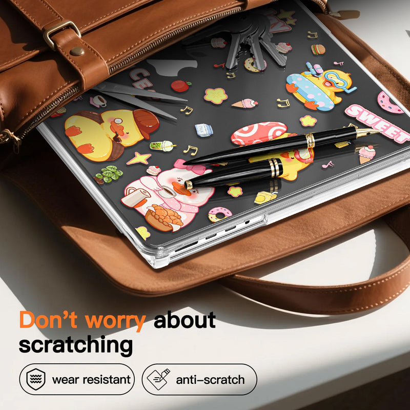 Chargez l&#39;image dans la visionneuse de la galerie, Apple MacBook Pro 14.2&quot; (A2442 &amp; A2779 &amp; A2918 &amp; A2992) - Cute Cartoon Transparent Shockproof &amp; Slim Case
