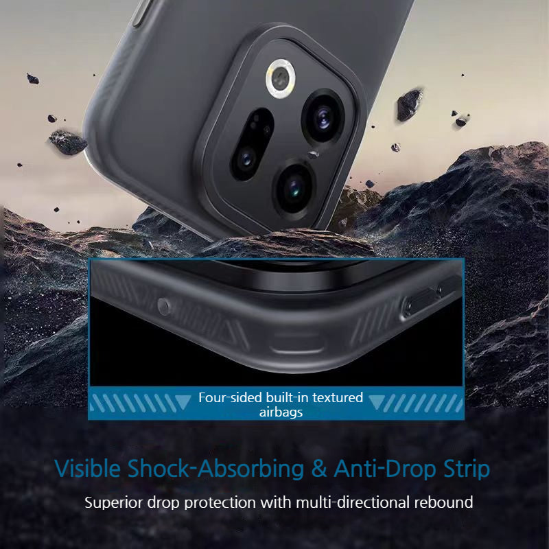 Cargue la imagen en el visor de la galería, [Magsafe Compatible] OPPO Find X9/Pro - Matte Full Coverage Shockproof Case - i-Station Mobile Phone &amp; Electronic Device Repair and Accessories
