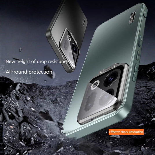 [With Lens Bracket] OPPO Find X9/Pro - Ultra-Thin Matte Shockproof Phone Case - i-Station Mobile Phone & Electronic Device Repair and Accessories